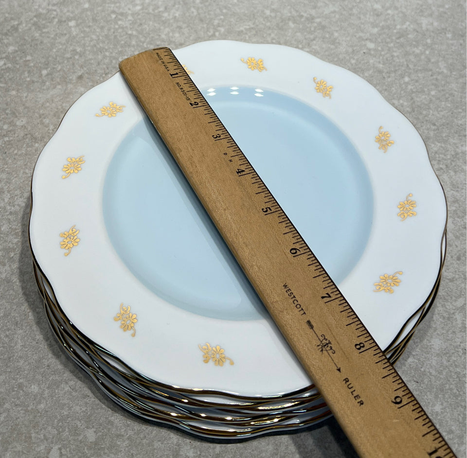 Set of 8 England Plates