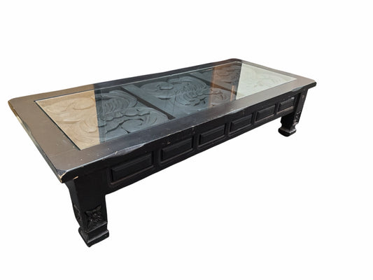Black And Glass Coffee Table
