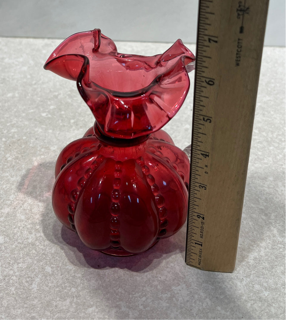 Fenton Handled Pitcher