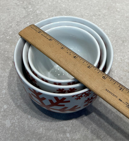 Set of 3 Crate and Barrel Bowls