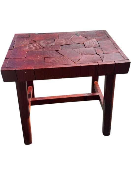 Wood End Table