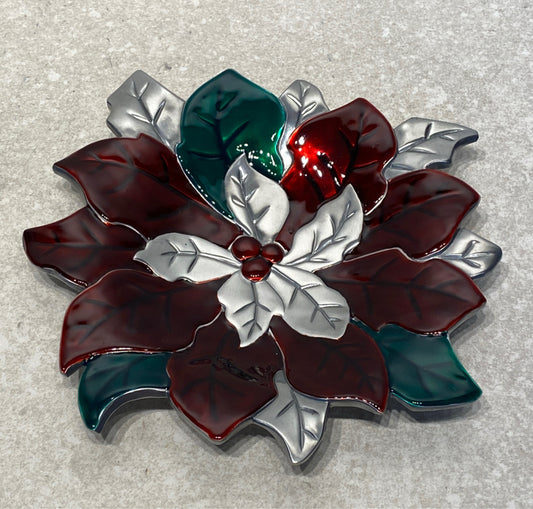 Poinsettia Dish