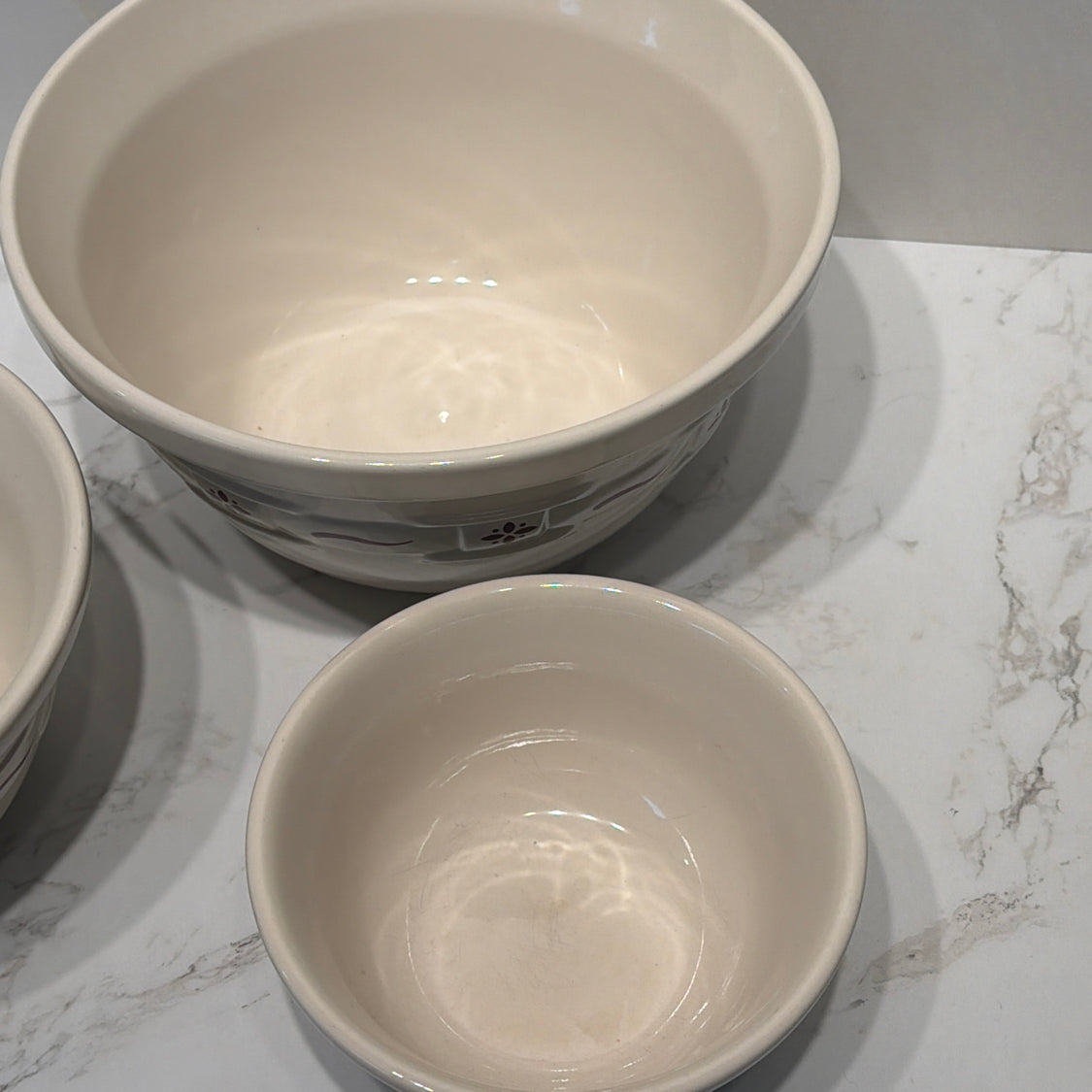 Set of 3 Longaberger Bowls