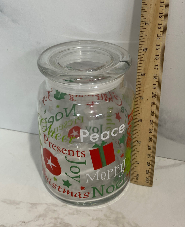Christmas Covered Jar