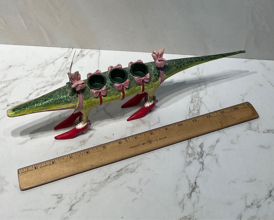 Dept 56 Patience Brewster Allugator Candleholder