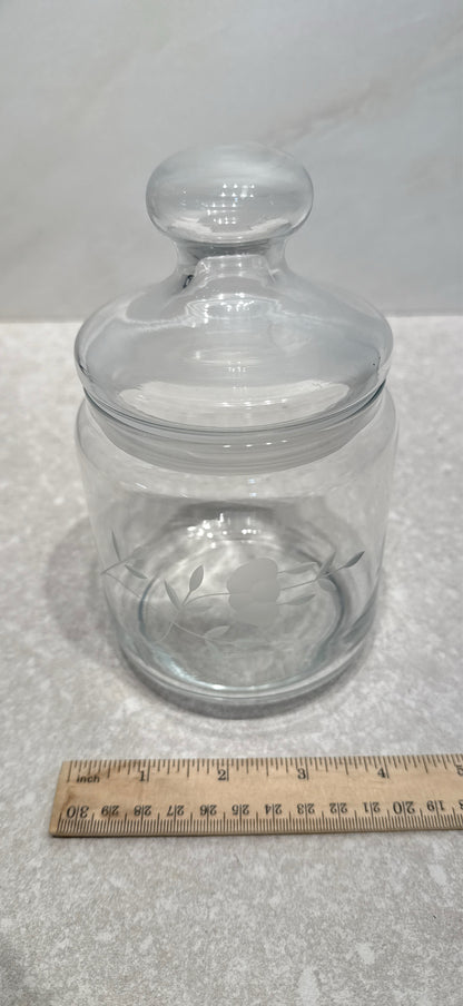 Covered Princess House Jar