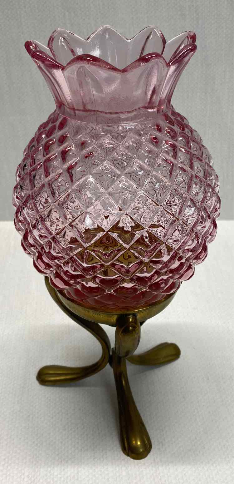 Fenton Pinapple Candleholder