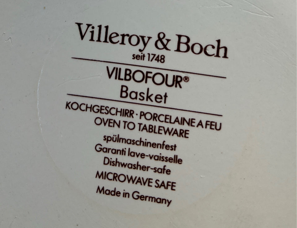 Vileroy & Boch  Basket Serving Bowl