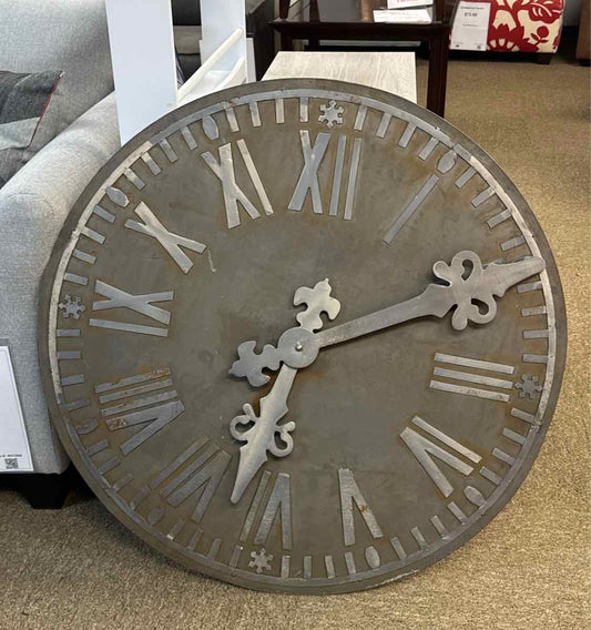 Large Decorative French Style Steel Wall Clock