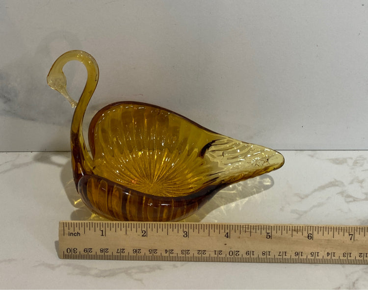 Glass Bird Dish