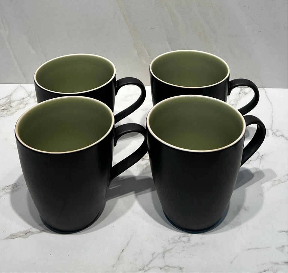 Set of 4 Crate and Barrel Mugs