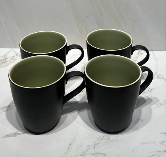 Set of 4 Crate and Barrel Mugs