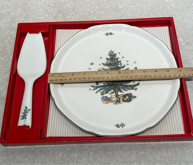 Nikko Platter And  Cake Server