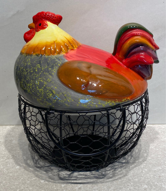 Rooster on Bowl