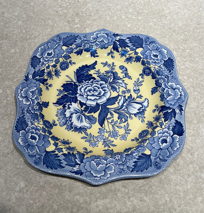 Spode British Flowers Plate