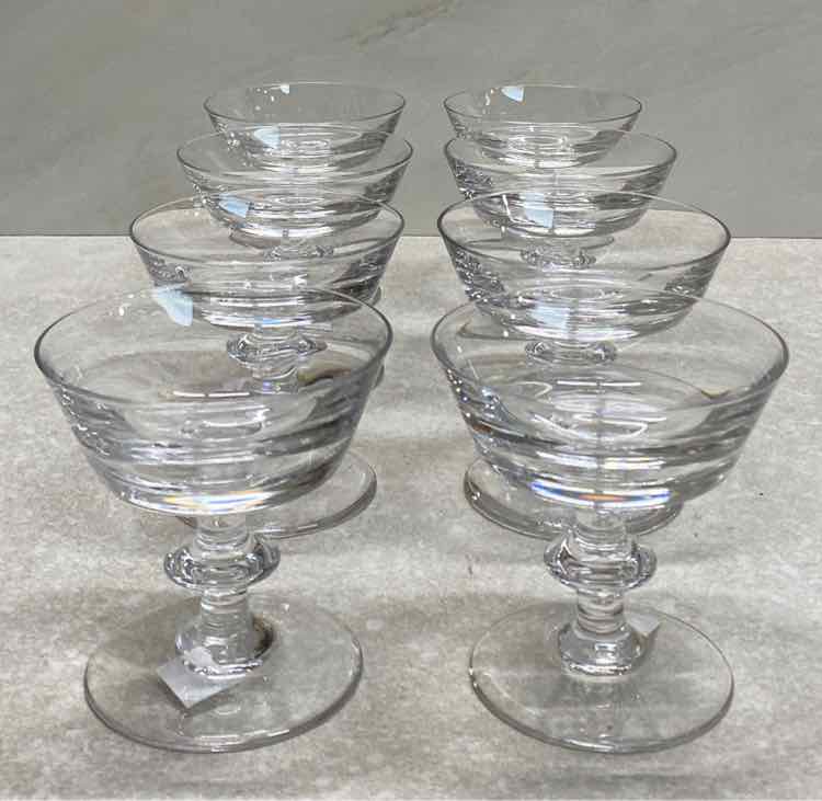 Set of 8 Val St. Lambert Glasses