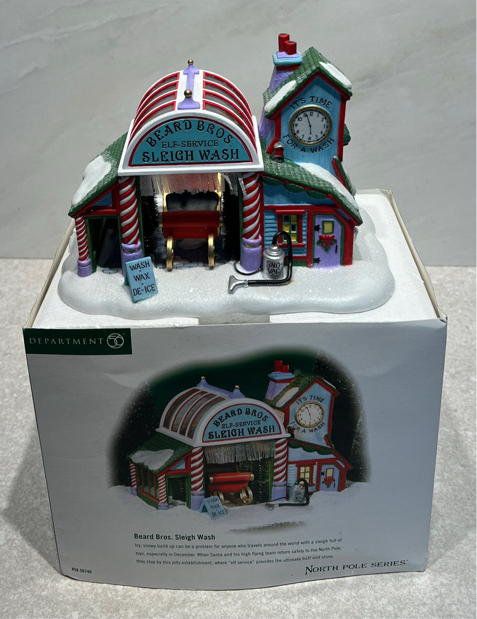 Dept. 56 Beard Bros. Sleigh Wash