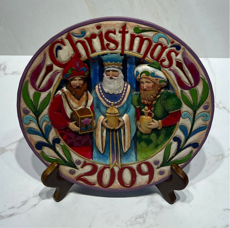 Jim Shore Christmas Plate