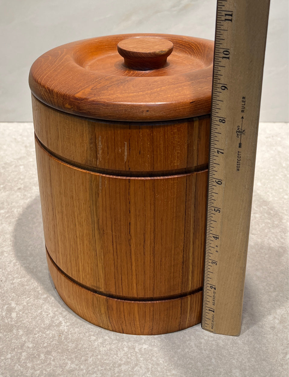 Teak Ice Bucket