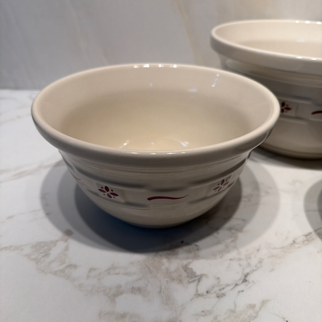 Set of 3 Longaberger Bowls