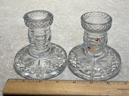 Set of 2 Waterford Candle Holders
