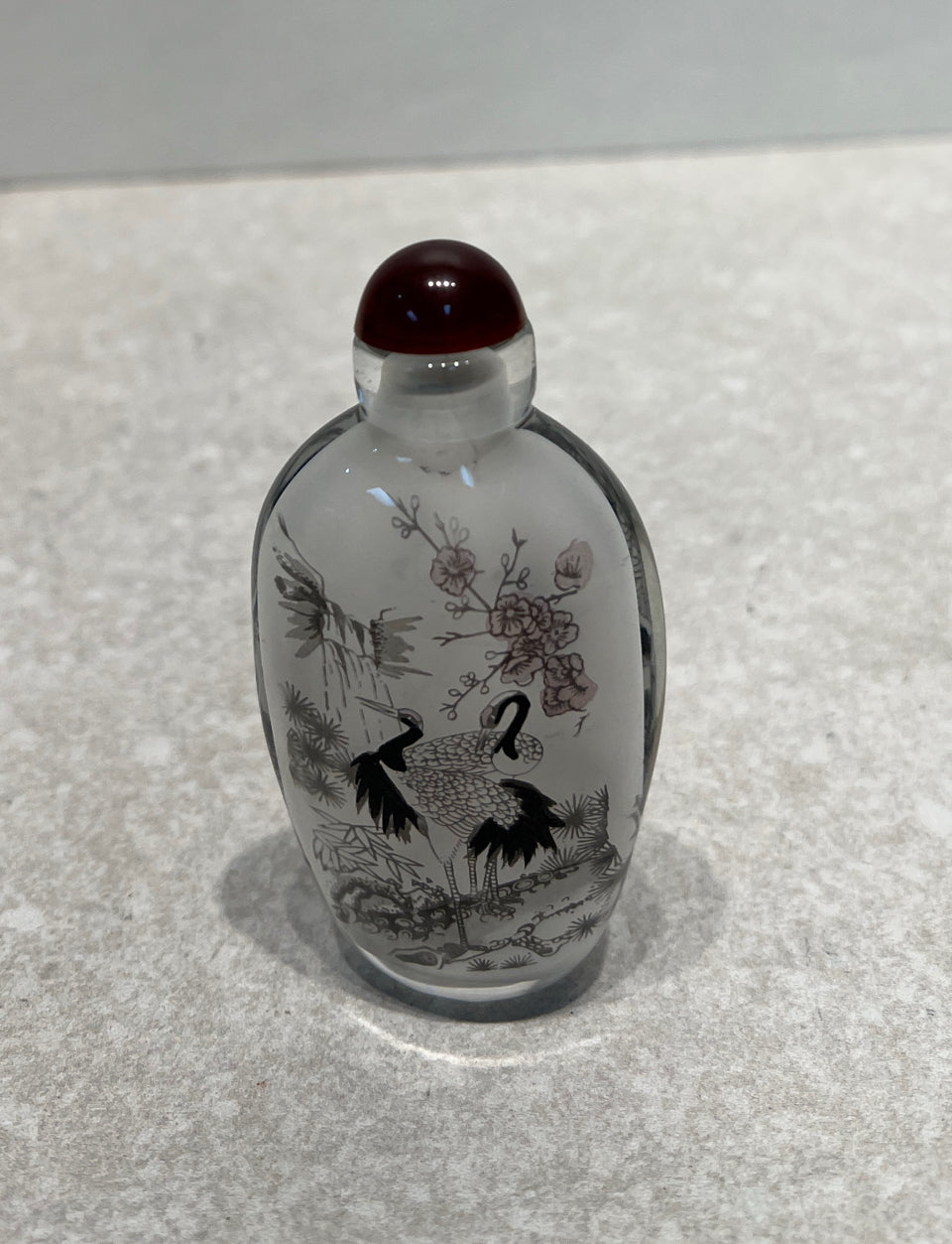 Chinese Reverse Painting Bottle
