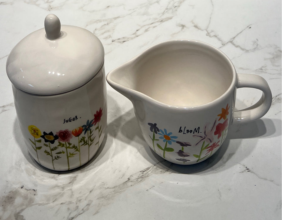 Rae Dun Sugar and Creamer