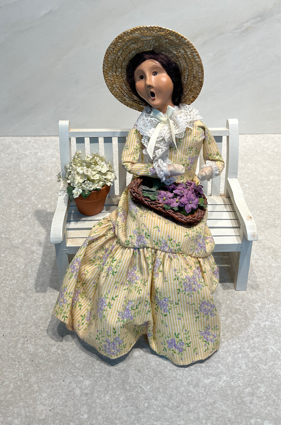 Byer's Choice on Bench