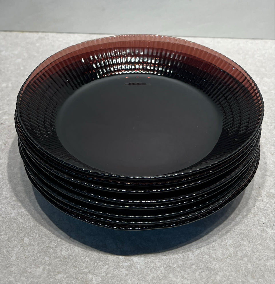 Set of 8 Purple Dishes