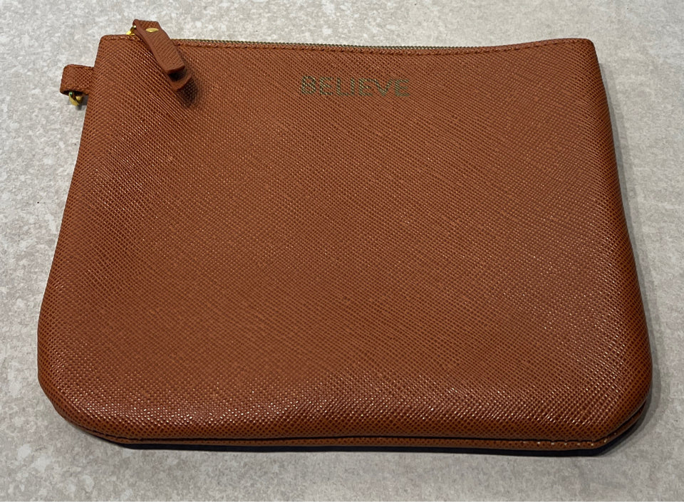 Believe Zippered Pouch