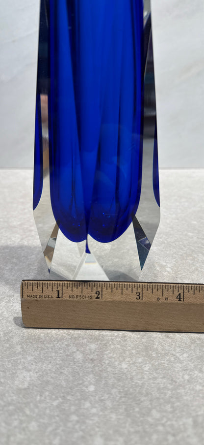 Blue Mandruzzato Murano Vase