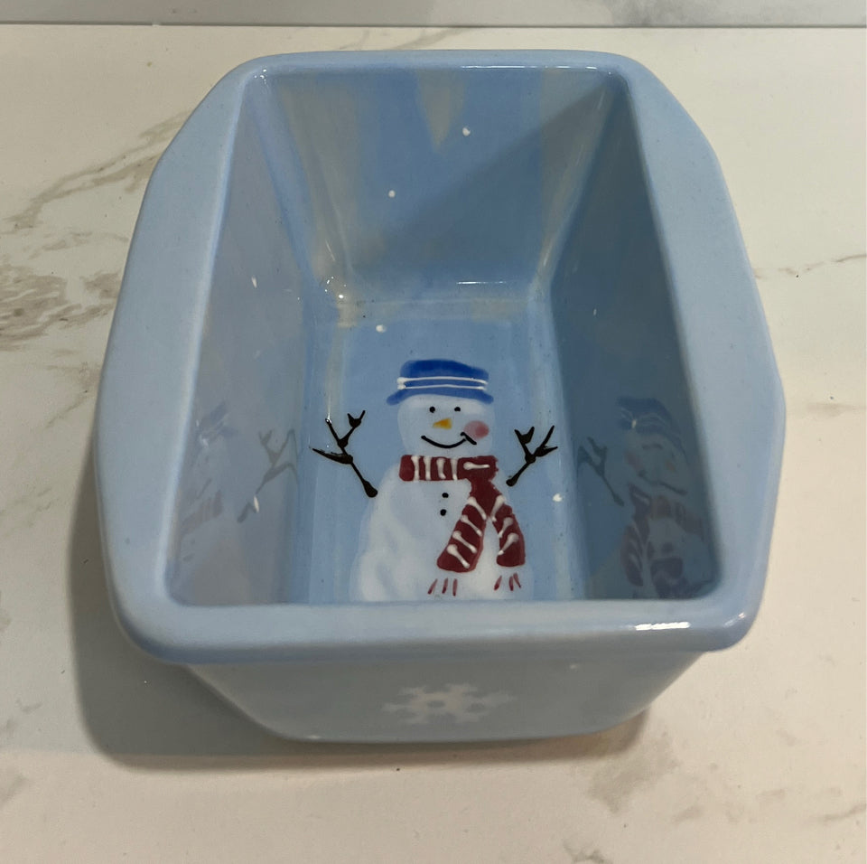 Snowman Dish