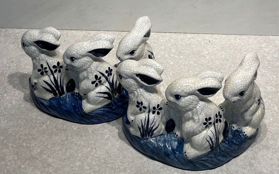 Dedham Pottery Bookends