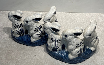 Dedham Pottery Bookends