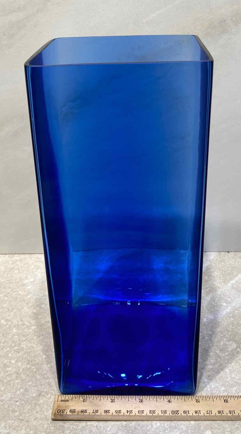 Large Blue Vase