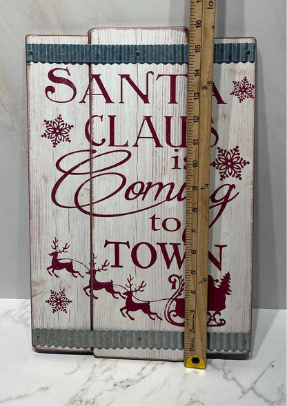 Santa Sign