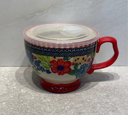 Pioneer Woman Covered Soup Bowl