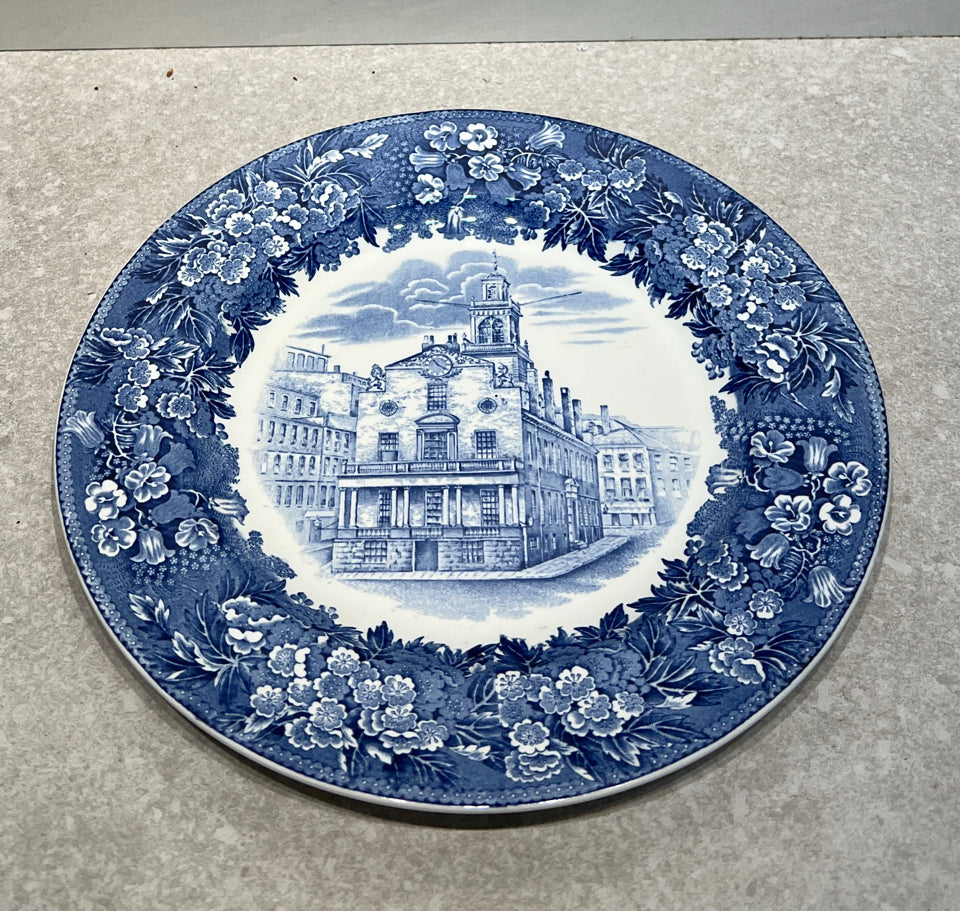 Boston State House Plate
