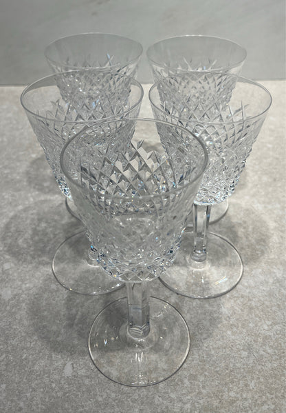 Set of 5 Waterford Glasses
