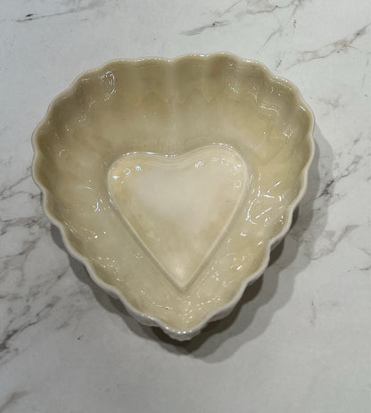 Belleek Heart Dish