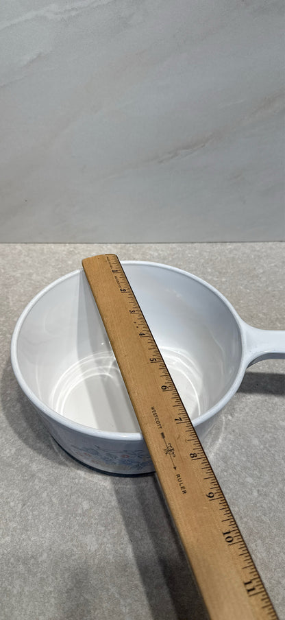 Covered Corningware Handled Bowl
