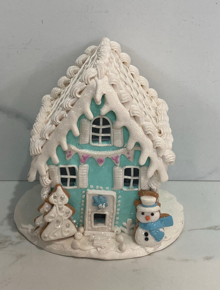 Lighted Gingerbread House