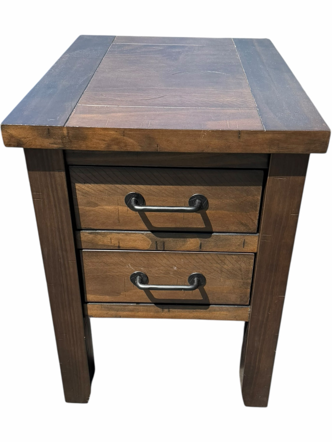 2 Drawer End Table