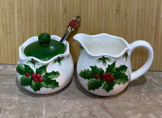 Vintage sugar and Creamer