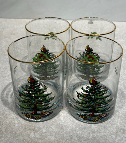 Set of 4 Spode Tumblers