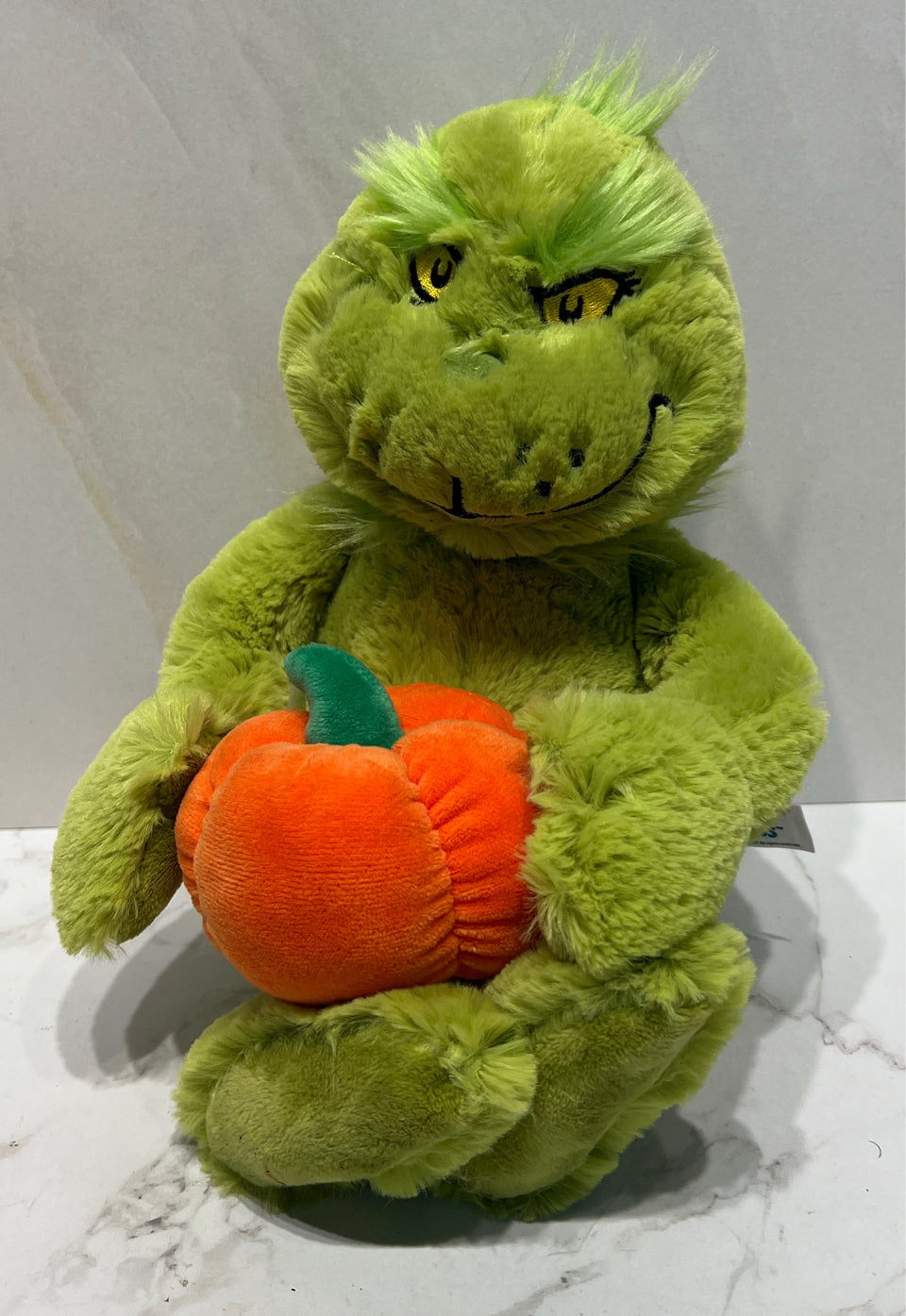 Grinch with Pumpkin