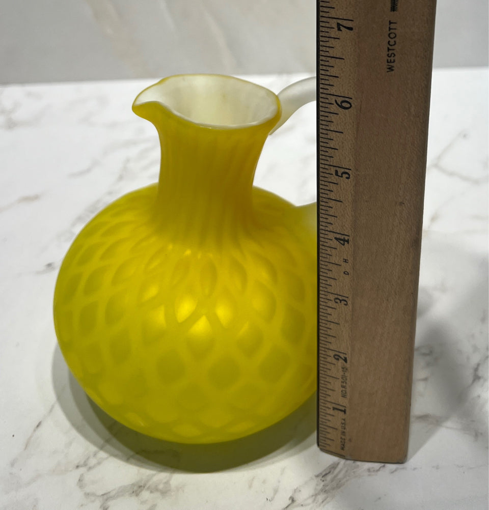Yellow Diamond Pitcher