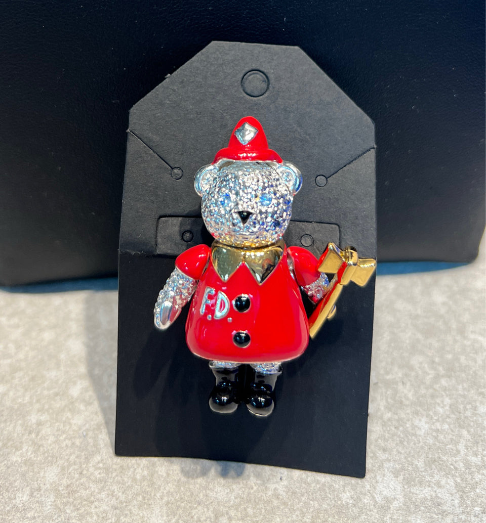 Napier Articulated Firebear Pin
