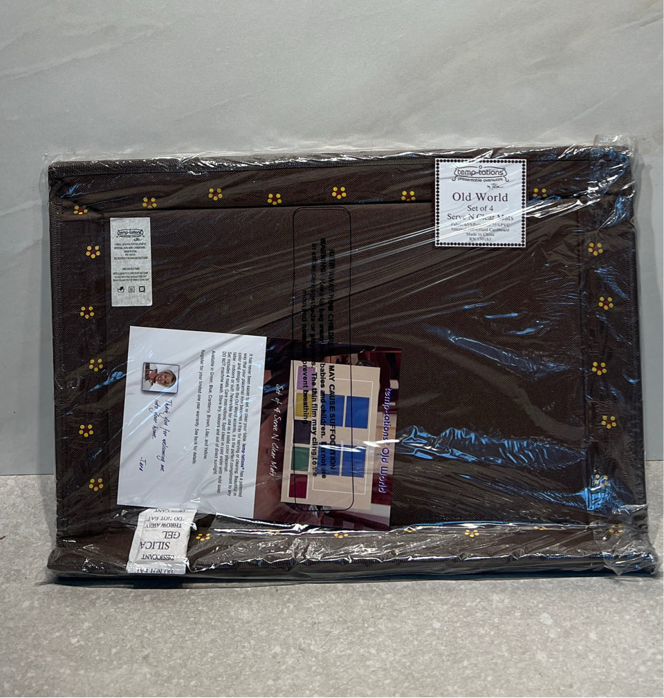 Set of 4 Temptations Mats