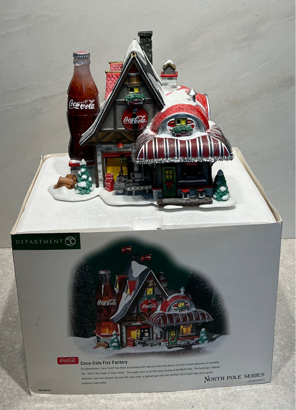 Dept. 56 Coca-Cola Fizz Factory